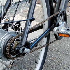 加古川　ソトのマ　中古自転車　ムサシベロ　musashivelo　CS01　クロスバイク　700c　中古　整備済みの画像