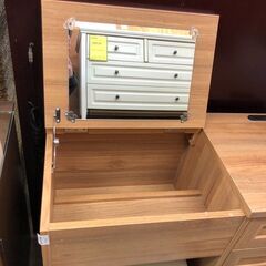 【ジャングルジャングル石津店】ドレッサー　佐藤産業　ブラウン　幅80cm　新生活 堺市 西区 堺区 石津の画像