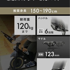 HAIGE（ハイガー）スピンバイクの画像