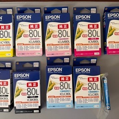 EPSON プリンター EP-808A（2015年製）＋ インクたっぷり10本セット まとめ売り！の画像