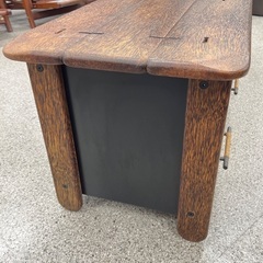 【トレファクいわき平店】ツバル家具(オセアニア)ヤシの木 ブラウン 引き出し難アリが入荷しました！テレビボードの画像