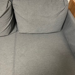 【取引中】 IKEA GLOSTAD 2人掛けソファ ダークグレー　の画像