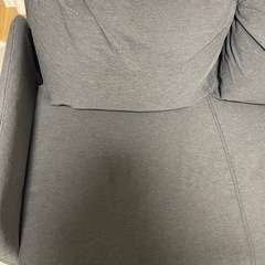 【取引中】 IKEA GLOSTAD 2人掛けソファ ダークグレー　の画像