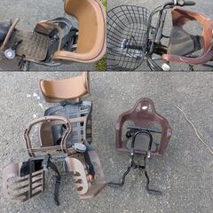 【無人取引】幼児2人乗せ ブリジストン yuuvi2 26インチ ３段変速 オートライト　マットショコラ　軽整備済み　スポーク新品の画像