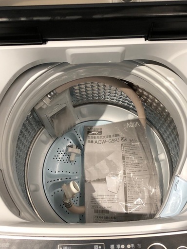 【美品✨】AQUA 5.0kg 洗濯機　AQW-G5PJ 2023年製