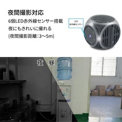 ボディカメラ フルHD1080P 赤外線 ナイトビジョンビデオカメラ 動き検出
の画像