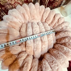 未使用⭐︎円形ペットベッド　犬
猫用の画像