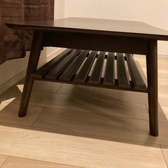 【無料】折りたたみローテーブル　幅110cmの画像