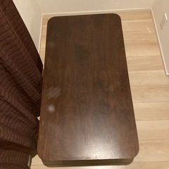 【無料】折りたたみローテーブル　幅110cmの画像