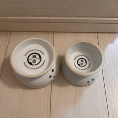 猫壱　フード/ウォーターボウル　2個セットの画像