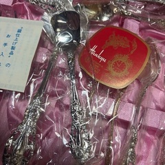 銀メッキ食器　阪急百貨店　高級品の画像