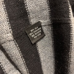 シルクカシミヤボーダーセーターの画像