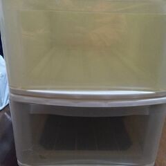 収納ケース　１段✕２　１個だけでもOKの画像