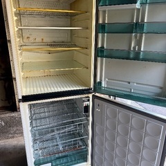 レトロ冷蔵庫の画像