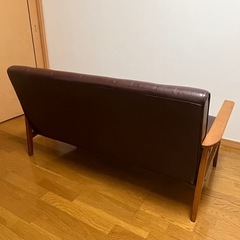 ヴィンテージ調ソファ 2人がけ 2.5人がけ の画像