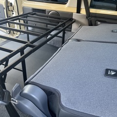 代理品　自作　ランクル70用　荷台キッド　ベンチシート0の画像