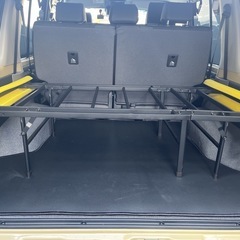 代理品　自作　ランクル70用　荷台キッド　ベンチシート0の画像