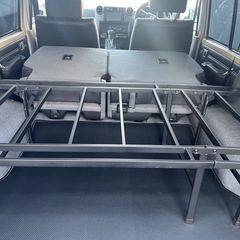代理品　自作　ランクル70用　荷台キッド　ベンチシート0の画像