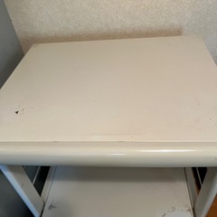 米びつ付きレンジ台　炊飯器ラック　キャスター付き収納棚の画像