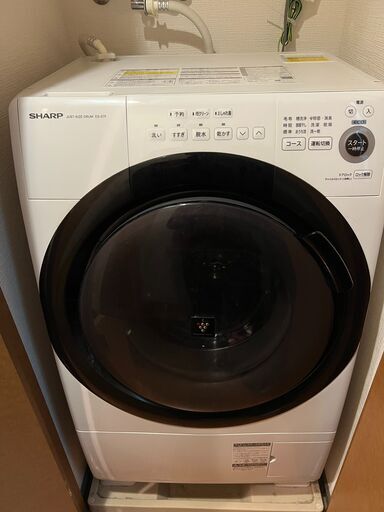 シャープ ドラム式洗濯機 ES-S7F（3年使用）