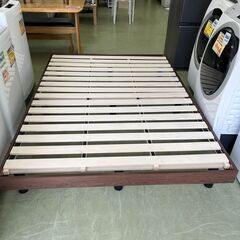 【リサイクルショップ ピカソ 小松原】🛏️幅140㎝✨ニトリ N-sleep Latex ダブルベッドセット✨🛏️★8903★の画像