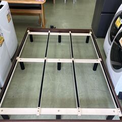 【リサイクルショップ ピカソ 小松原】🛏️幅140㎝✨ニトリ N-sleep Latex ダブルベッドセット✨🛏️★8903★の画像