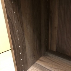 大型カラーボックス　ブラウン　棚高さ可変の画像