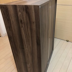 大型カラーボックス　ブラウン　棚高さ可変の画像