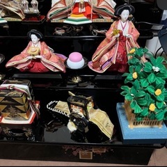 【12月10日頃まで】雛人形 三段飾り 伝統工芸・お雛様一式（10万円以上品）の画像
