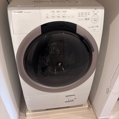 ※12月14日まで(値下げ中)使用期間6カ月 美品  SHARP ドラム式洗濯7.0kg 乾燥3.5kgの画像