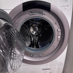 ※12月14日まで(値下げ中)使用期間6カ月 美品  SHARP ドラム式洗濯7.0kg 乾燥3.5kgの画像