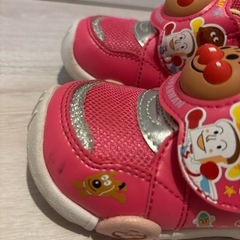 アンパンマンの子供靴　
ピンク　15cm 2Eの画像