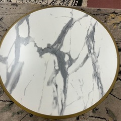 モデルルーム展示品大理石調センターテーブルの画像