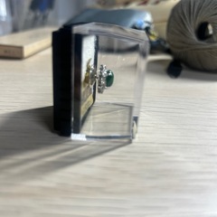 ネクタイピン　インドひすい　の画像