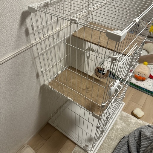 アイリスオーヤマ猫ケージ　キャットケージ2段