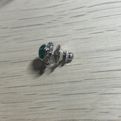 ネクタイピン　インドひすい　の画像