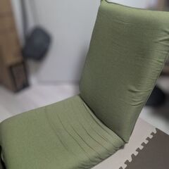座椅子【産学連携 リラックスチェア３ Ｌサイズ グリーン】の画像