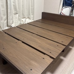 ダブルベッドマットレス⭐️取りに来てくださる方フレーム付き！の画像