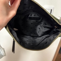 kate spade ショルダーバック　カーキ　ナイロン生地　軽量の画像