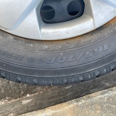 鉄ホイール付きスタッドレス4本セットの画像
