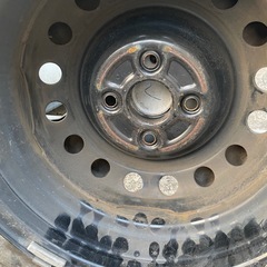 鉄ホイール付きスタッドレス4本セットの画像