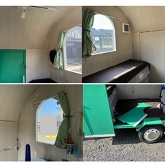 軽バンと軽トレーラー(キッチンカー、キャンピングカー)
の画像