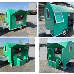 軽バンと軽トレーラー(キッチンカー、キャンピングカー)
の画像