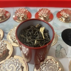 超高級ジャスミン茶の茶葉1個の画像