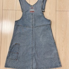 サロペット デニム スカート squeeze jeansの画像