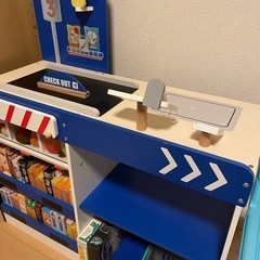 【受付終了】おもちゃ お店屋さん(カート付き) の画像