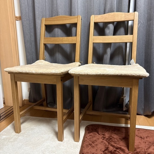 ダイニングチェア2脚セット