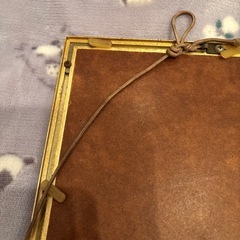 中古　アルミ額縁　ガラス製　横39cm 縦34cmの画像