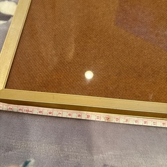 中古　アルミ額縁　ガラス製　横39cm 縦34cmの画像
