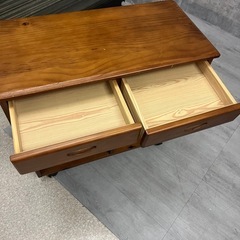 木製　キャスター付きの画像